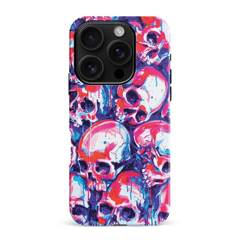 Taytayski - Neon Skulls Phone Case