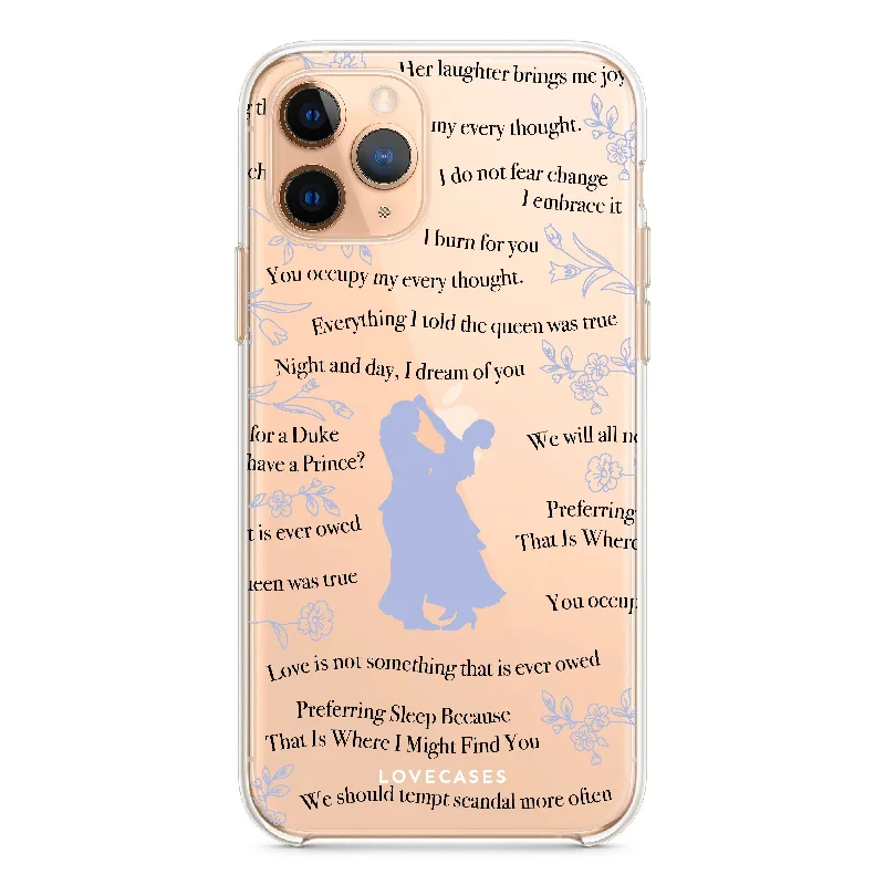 Black Love Quotes Phone Case