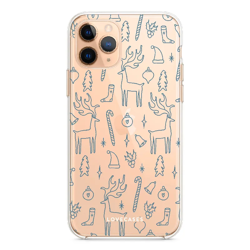 Blue Festive Season Phone Case