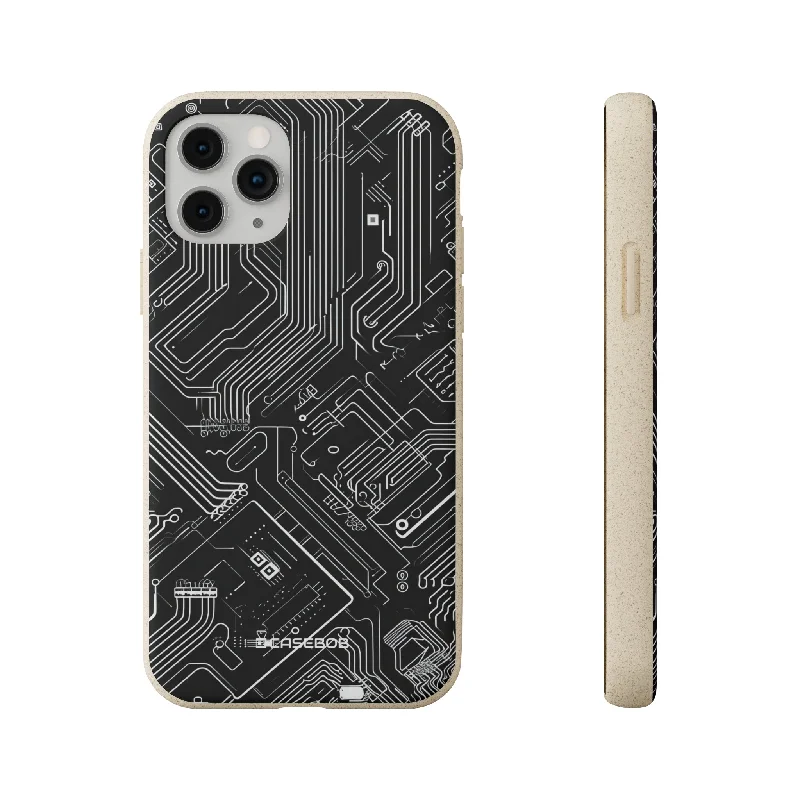 Cyber Circuitry Art | Biodegradable Phone Case