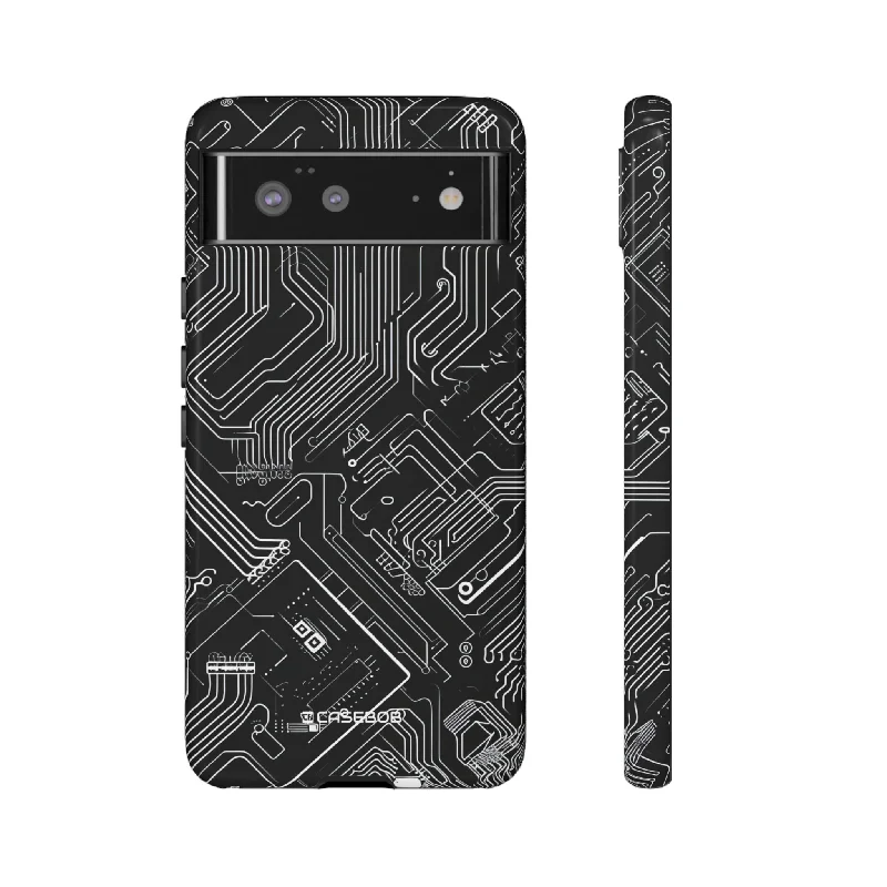 Cyber Circuitry Art - Phone Case for Google Pixel