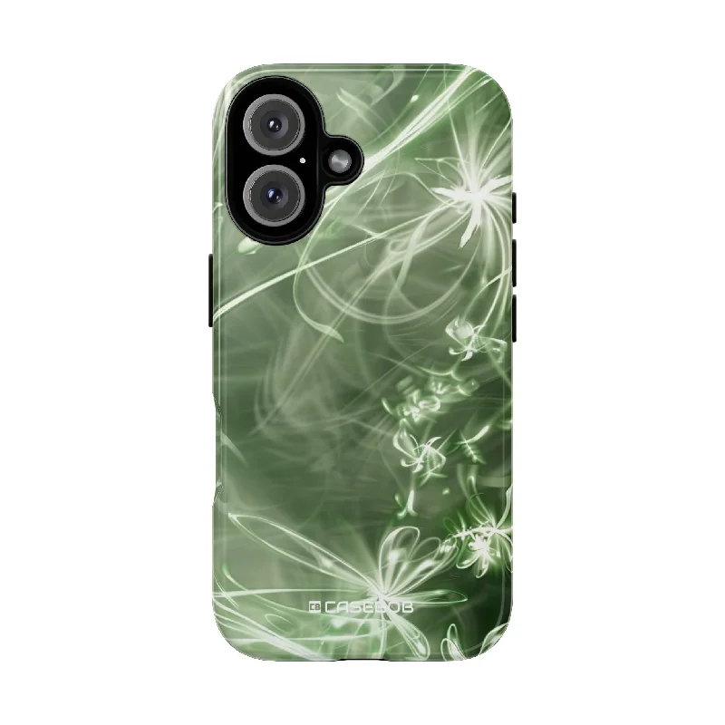 Ethereal Green Flow Art - for iPhone 16