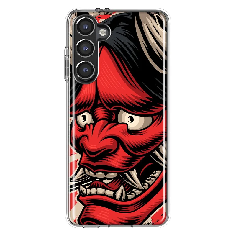 For Samsung Galaxy S23 Japanese Oni Demon Slim Shockproof Hard Shell TPU Case Heavy Duty Protective Phone Cover