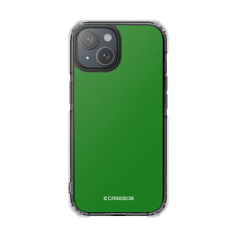 Forest Green - Clear Impact Case for iPhone