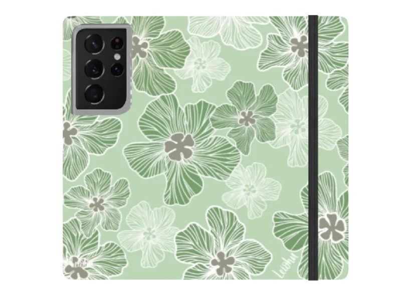 Hau - 'Oma'oma'o  - Wallet Case - Samsung