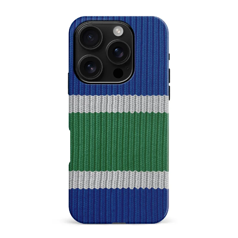 Hockey Sock Phone Case - Vancouver Canucks Home