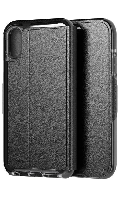 Tech21 Evo Wallet Case for iPhone XR in Black