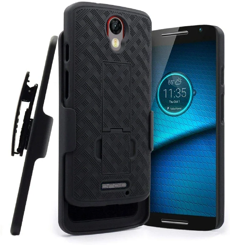 Motorola Droid Turbo 2 5.4" (2015) Belt Clip Holster Phone Case