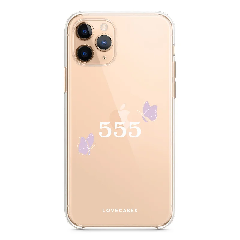 White 555 Phone Case