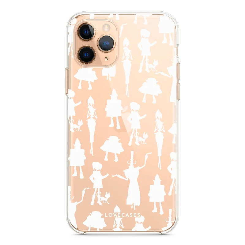 White Shadow Whisper Phone Case