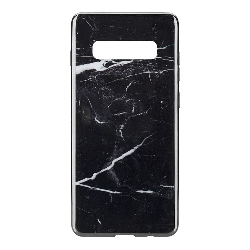 Blu Element - Mist Fashion Case Black Marble for Samsung Galaxy S10+