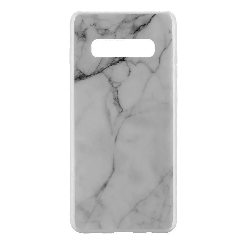 Blu Element - Mist Fashion Case White Marble for Samsung Galaxy S10+