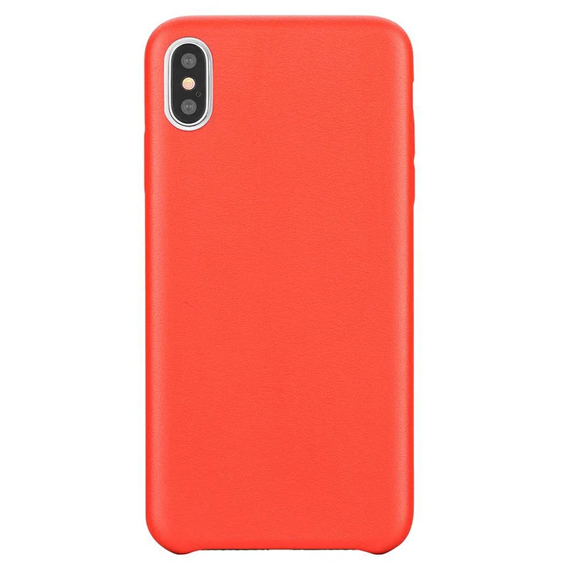 Blu Element - Velvet Touch Case Red for iPhone XS Max