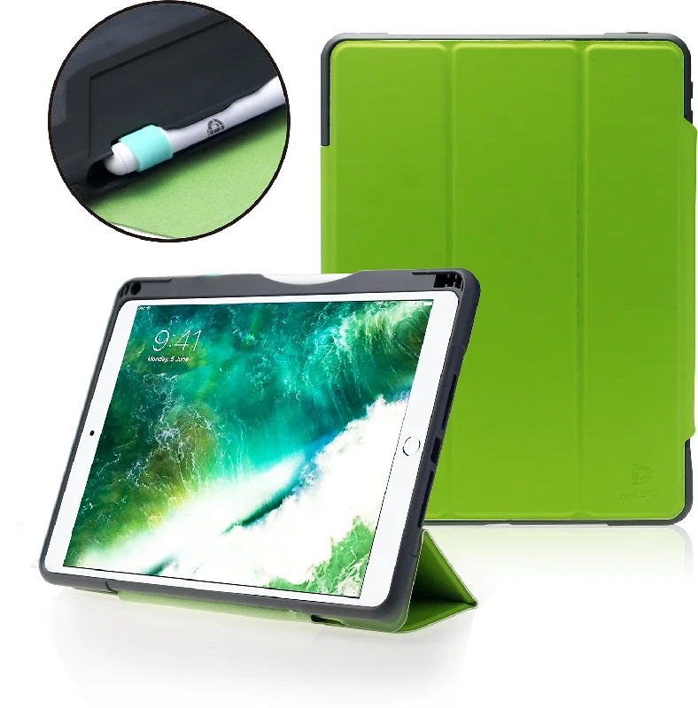 DEQSTER Rugged Case #RQ1 (2021) for 10.2" iPad in Green