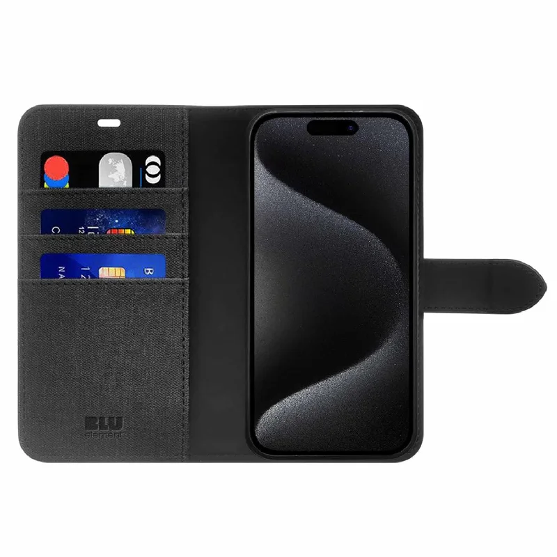 Folio 2 in 1 w/MagSafe Case Black for iPhone 16