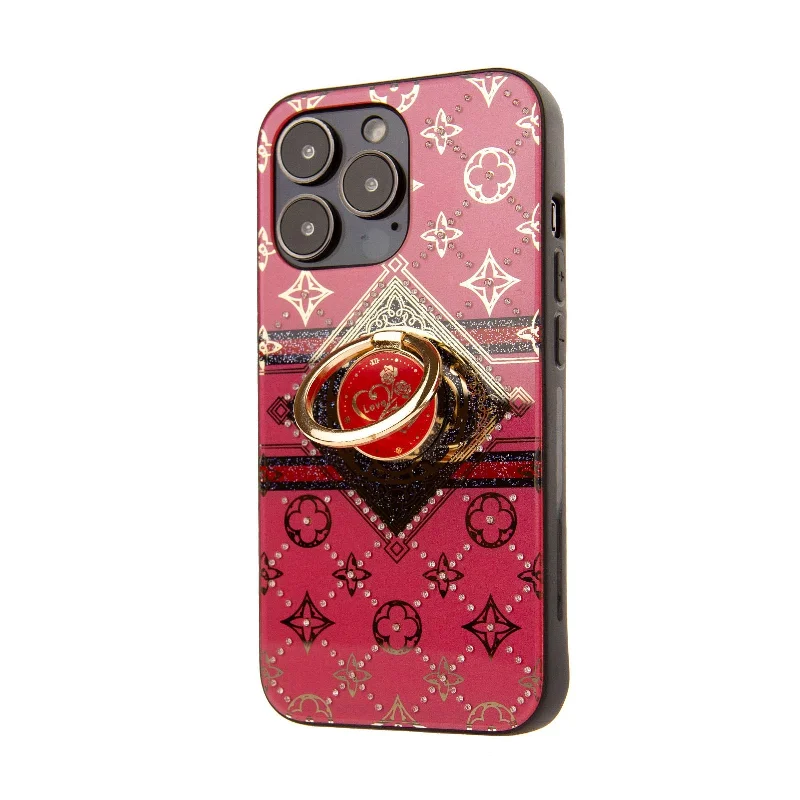 For Apple iPhone 14 Pro Fashion Case with Ring holder