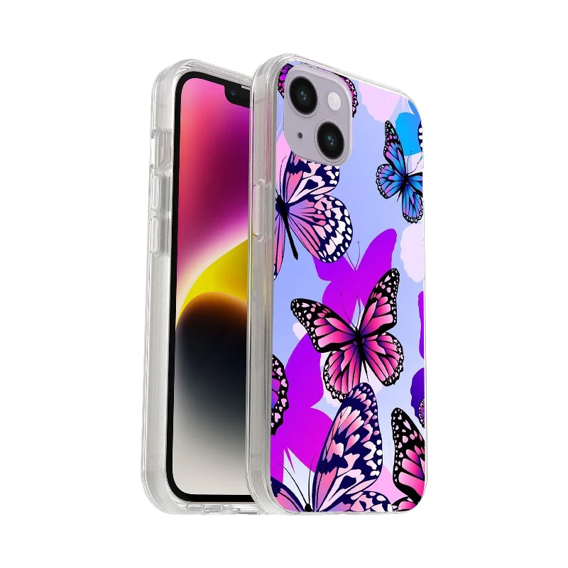 Hard Acrylic Shockproof Antiscratch Case Cover for Apple iphone 15 Plus