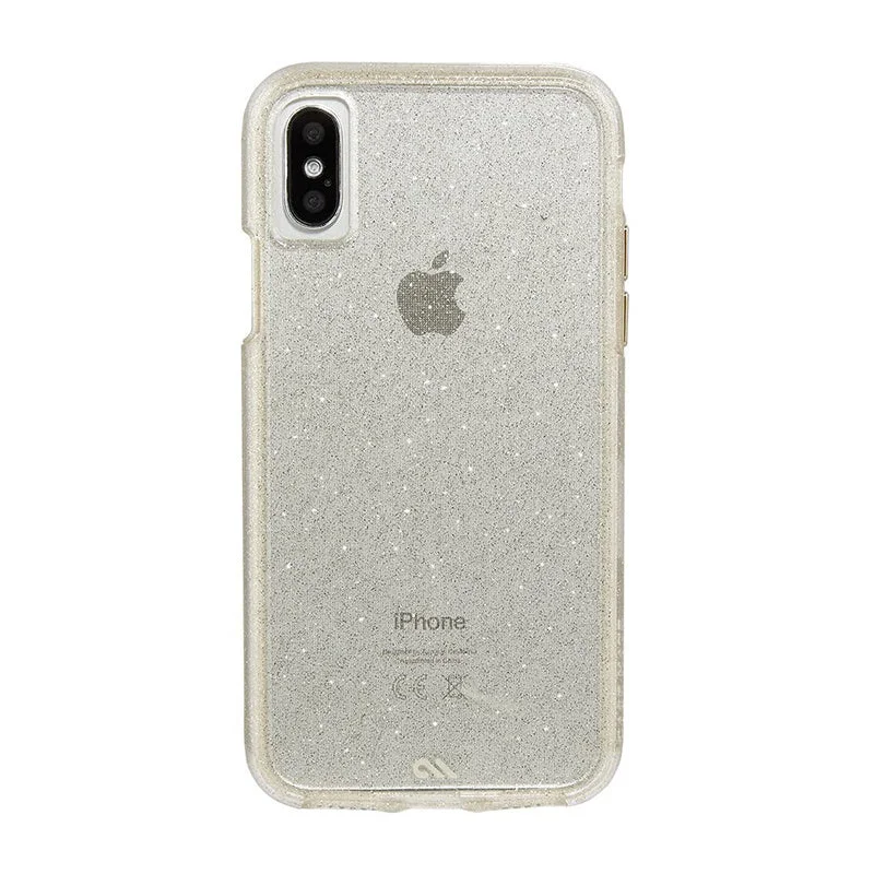 iPhone X/Xs Case-mate Champagne Sheer Glam case