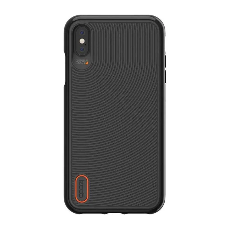 iPhone Xs Max Gear4 D3O Black Battersea Grip Case