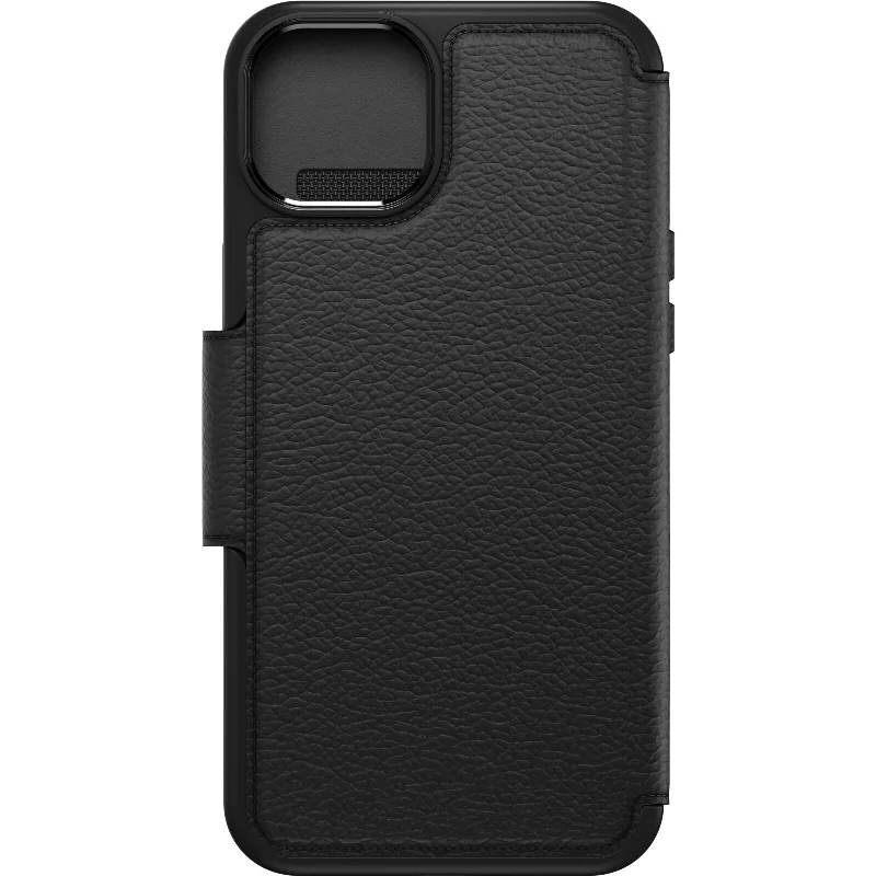 Strada Series Folio Case with MagSafe for iPhone 15 Plus in Shadow