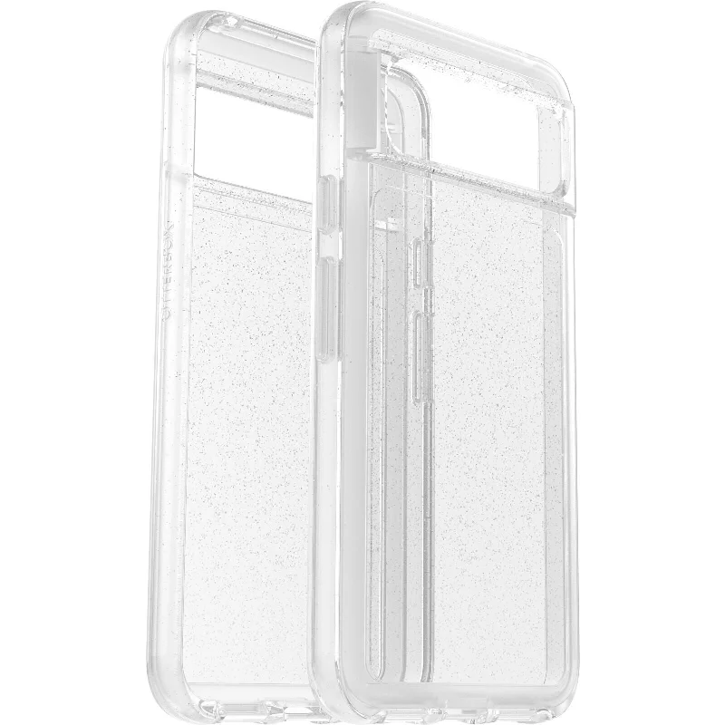 OtterBox Symmetry Series Clear for Pixel 8 in Stardust (Clear Glitter)