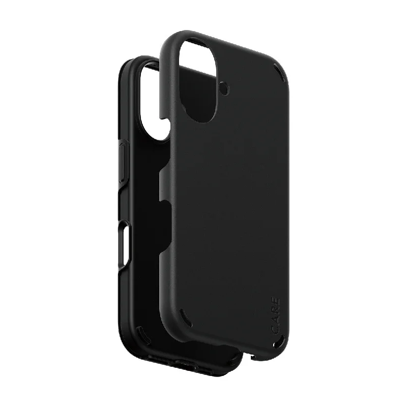 CARE by PanzerGlass® Feature Case Double Defense for iPhone 16 in Black