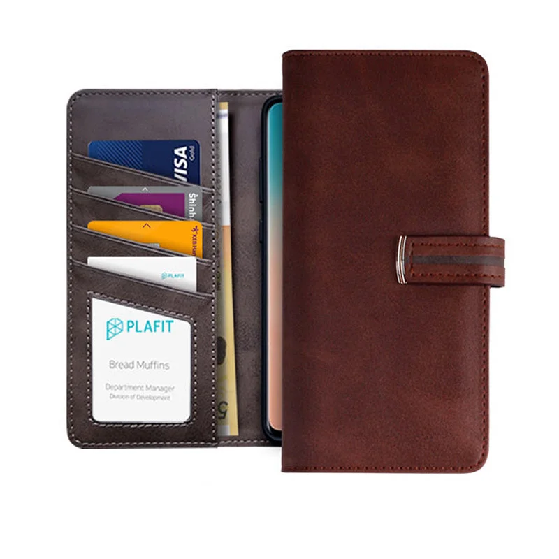 Point-L iPhone X/XS 5.8 Brown Wallet Case