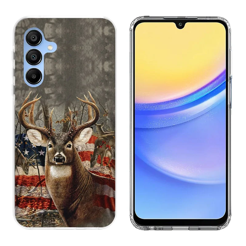 Printed Hard Acrylic 2.0mm Thick Case  for Samsung A15 5G