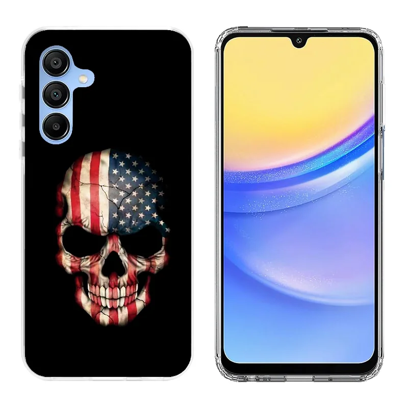 Printed Hard Acrylic 2.0mm Thick Case  for Samsung A15 5G