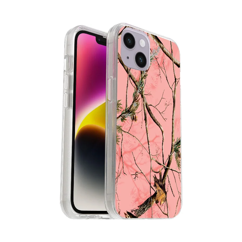 Printed Hard Acrylic Shockproof Antiscratch Case Cover for Apple iphone 15