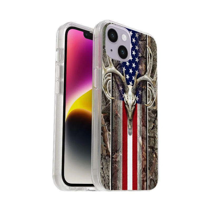 Printed Hard Acrylic Shockproof Antiscratch Case Cover for Apple iphone 16