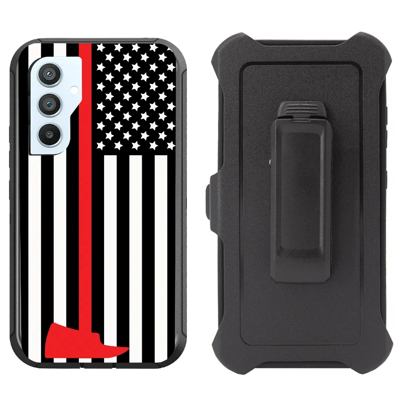 Printed Rugged Shockproof Case for Samsung Galaxy S23 FE Clip Heavy Duty