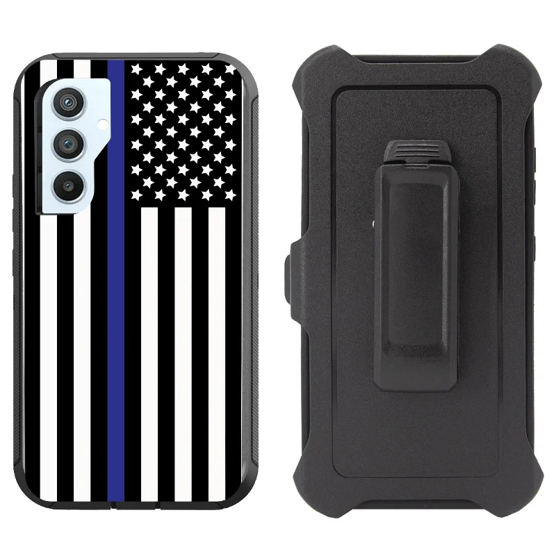 Printed Rugged Shockproof Case for Samsung Galaxy S23 FE Clip Heavy Duty