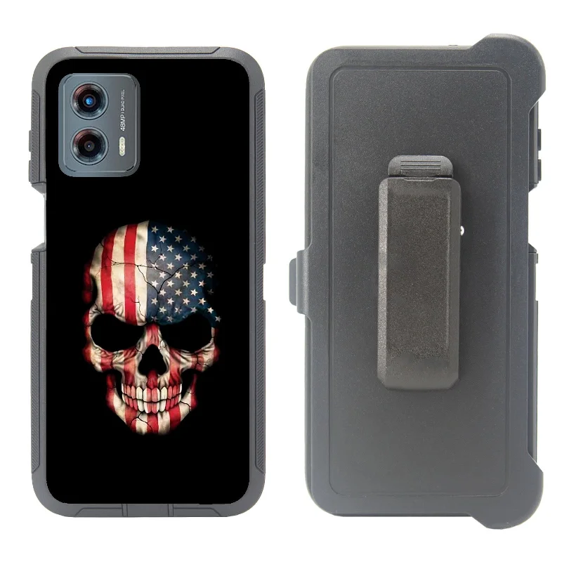 Shockproof Case for Moto G Stylus 5G (2024) Clip Rugged Heavy Duty