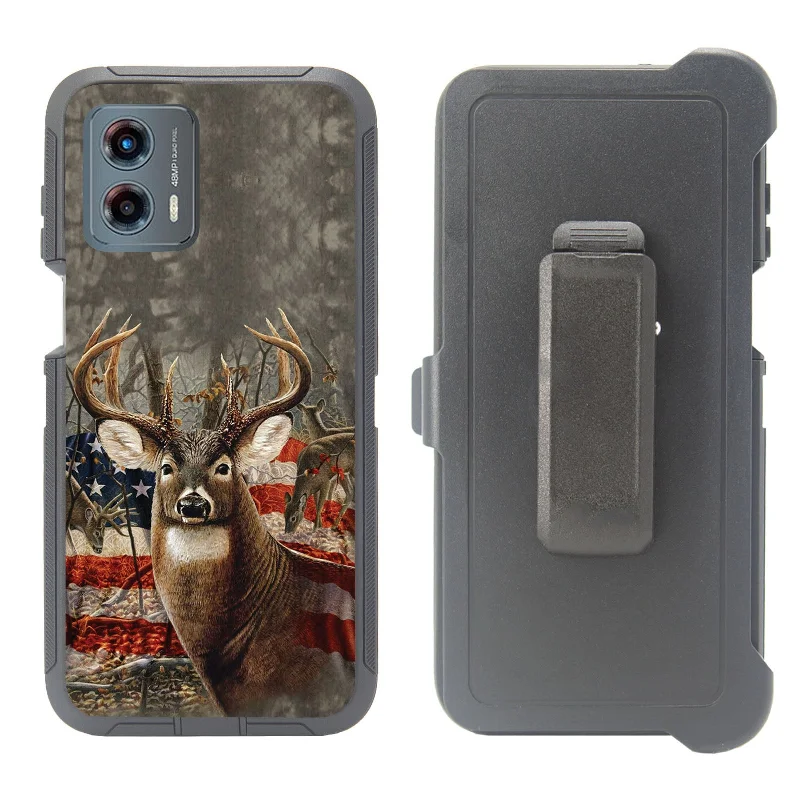 Shockproof Case for Motorola Moto G Stylus 5G (2024) Clip Rugged Heavy Duty