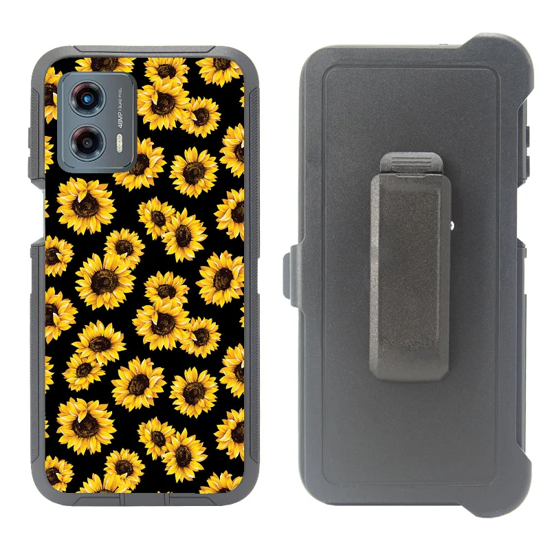 Shockproof Case for Motorola Moto G Power (2024) Clip Rugged Heavy Duty