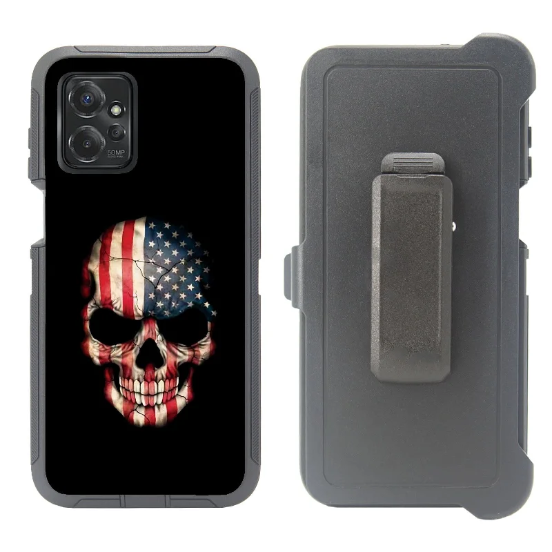 Shockproof Case for Motorola Moto G Pure (2023) G Power (2023) Clip Rugged Heavy