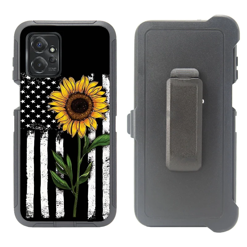 Shockproof Case for Motorola Moto G Pure (2023) G Power (2023) Clip Rugged Heavy