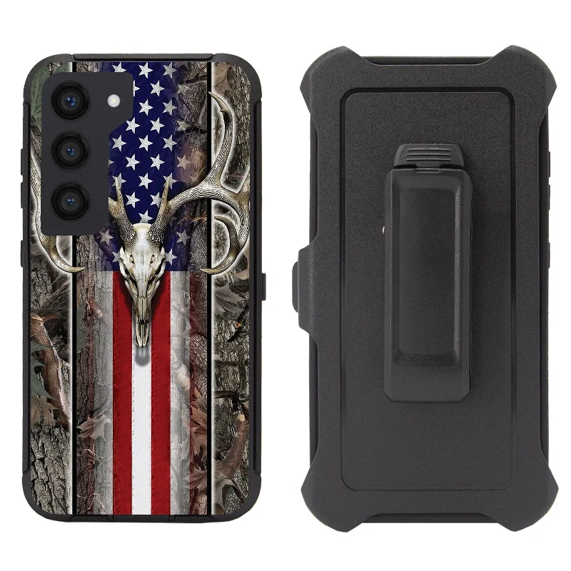 Shockproof Case for Samsung Galaxy S24 Cover Clip Rugged Heavy Duty