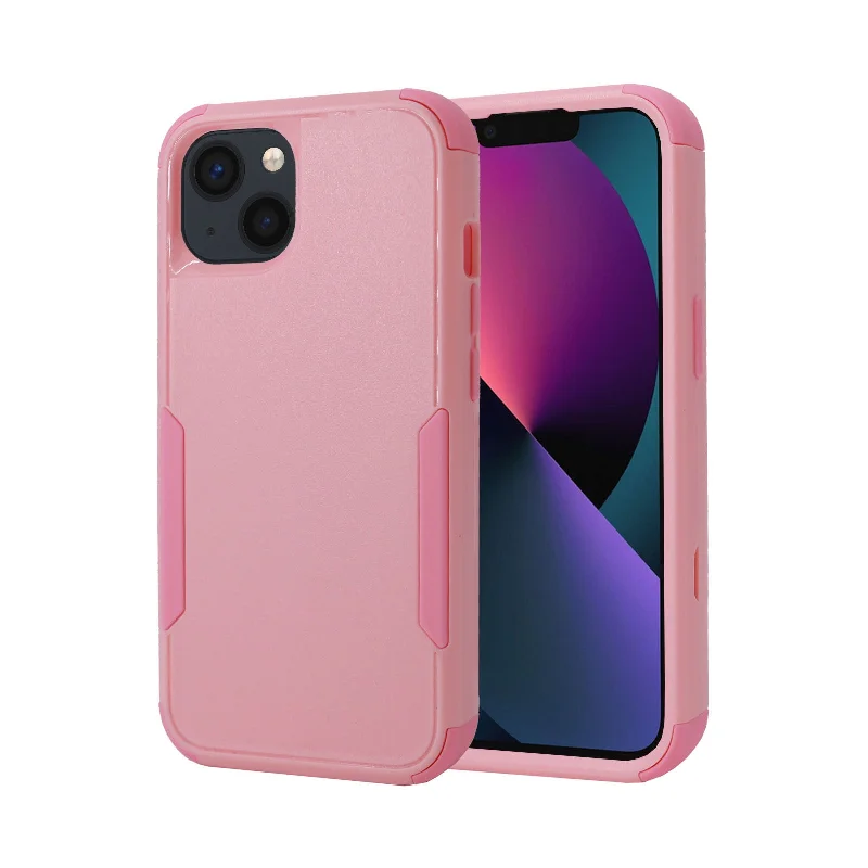 Shockproof Hybrid Case for Apple iPhone 15 Pink