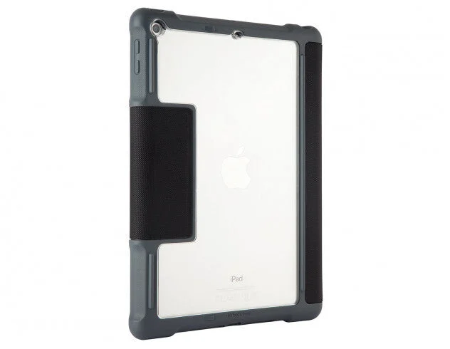 STM Dux Folio Case for iPad (5th Gen) in Black / Transparent