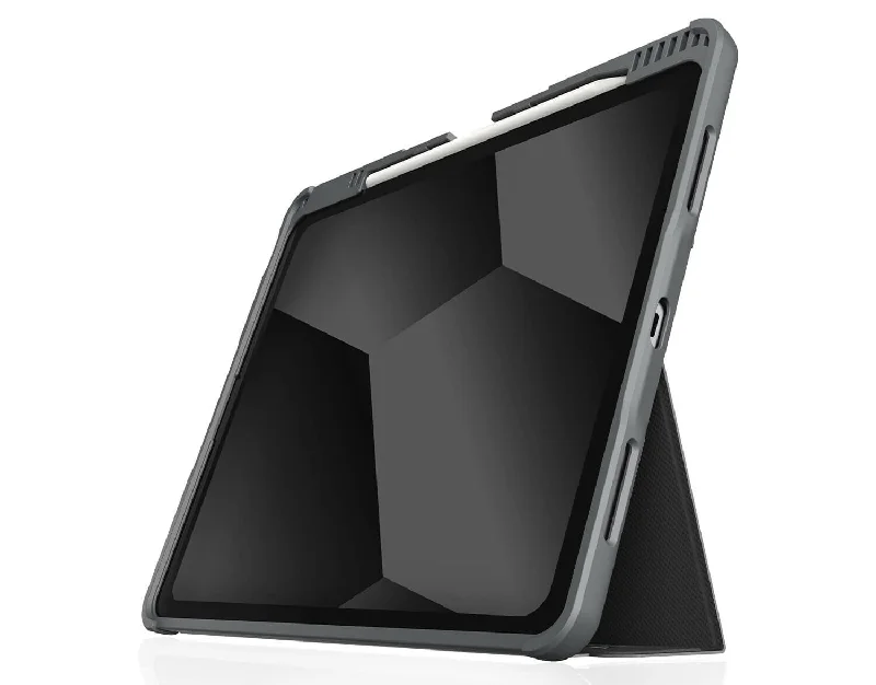 STM Dux Plus Folio Case for 13" iPad Air in Black / Transparent