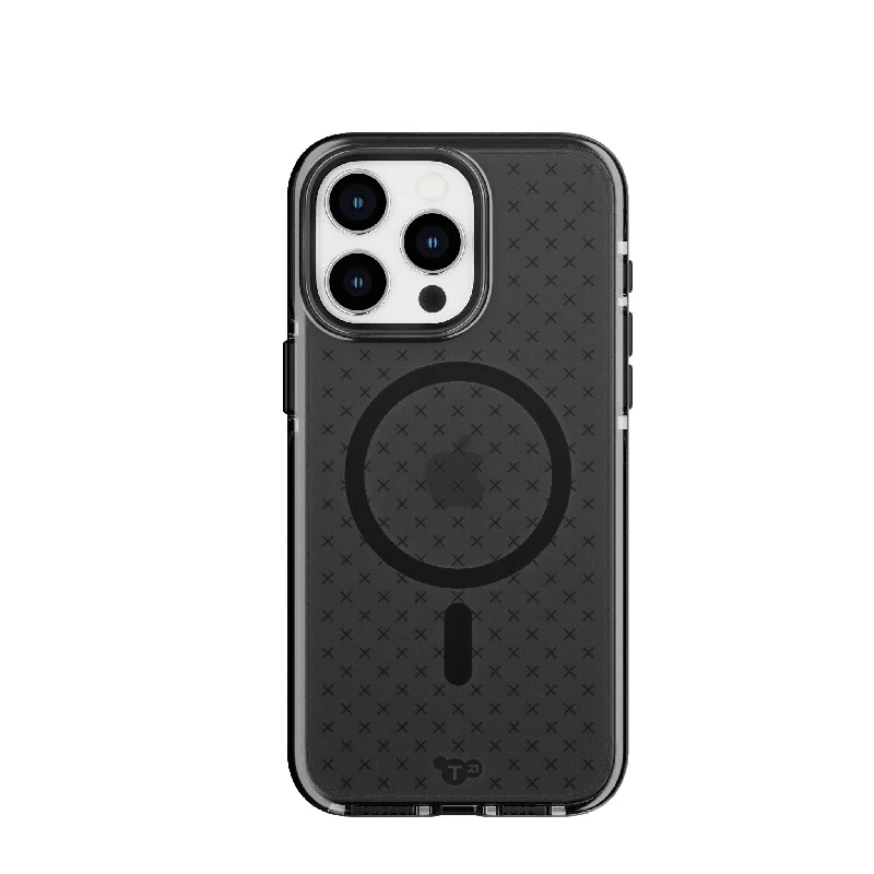 Tech21 Evo Check with MagSafe for iPhone 15 Pro Max in Smokey / Black