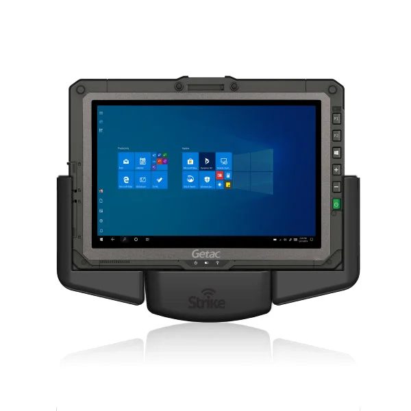 Getac UX10 with Extended Battery Car Cradle with Ethernet Port (No Charger Version)