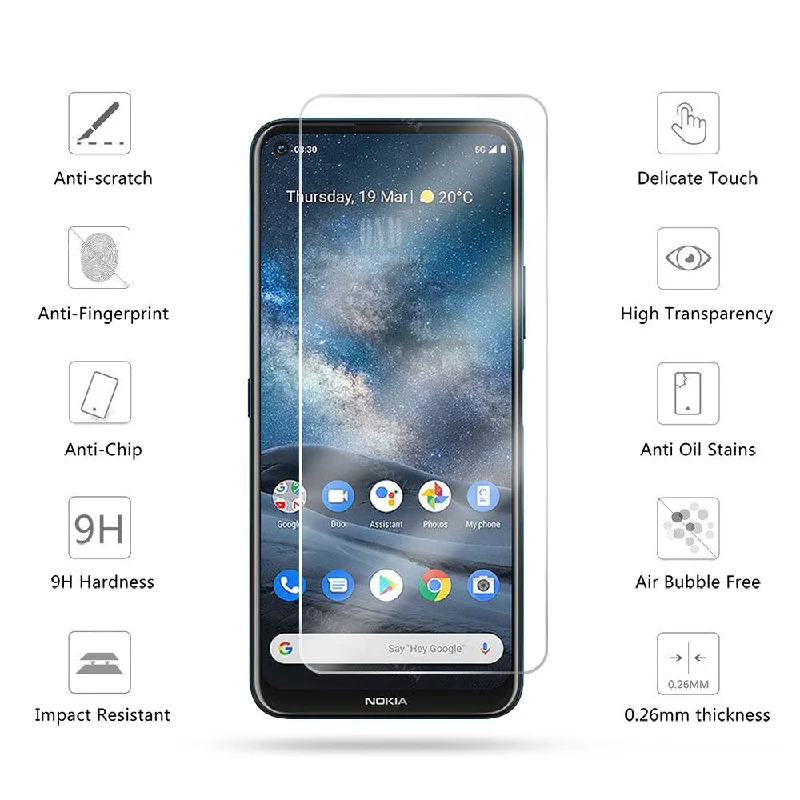 Nokia 8.3 5G  2.5D Tempered Glass Screen Protector