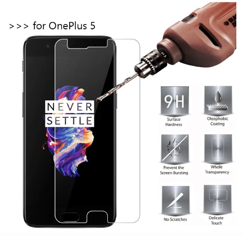 One Plus 5 2.5D Tempered Glass Screen Protector