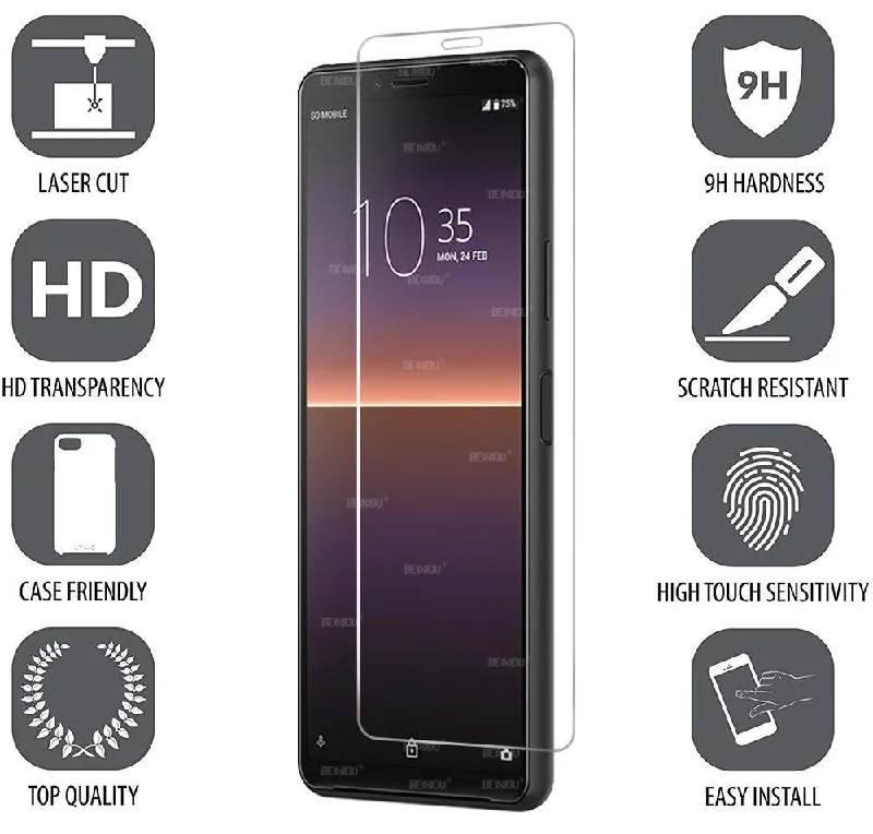 Sony 10 ii  2.5D Tempered Glass Screen Protector