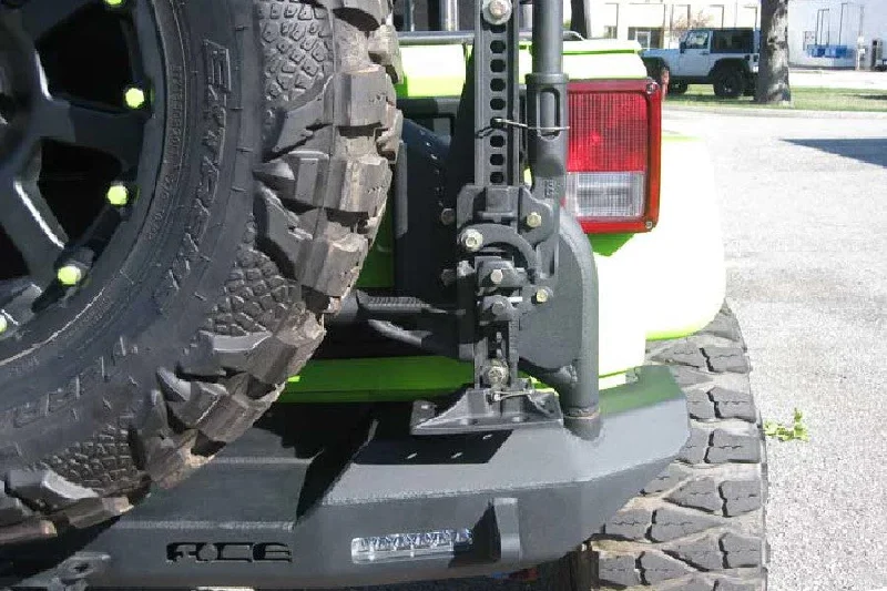 Jeep Wrangler JK ACE Engineering High Lift  Pro Series Jack Mount Kit - Texturized Black